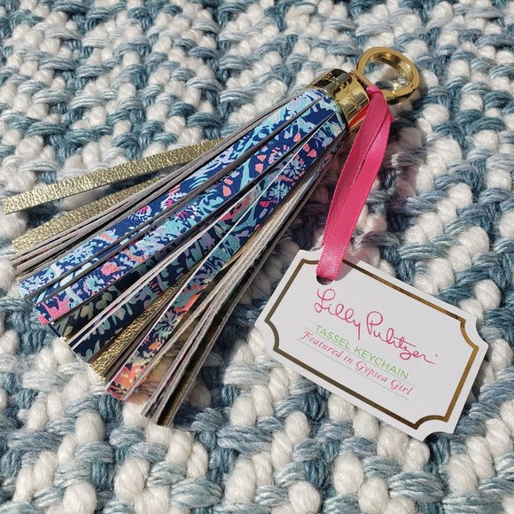 Lilly Pulitzer Tassel Keychain GYPSEA GIRL NWT! - Picture 6 of 10